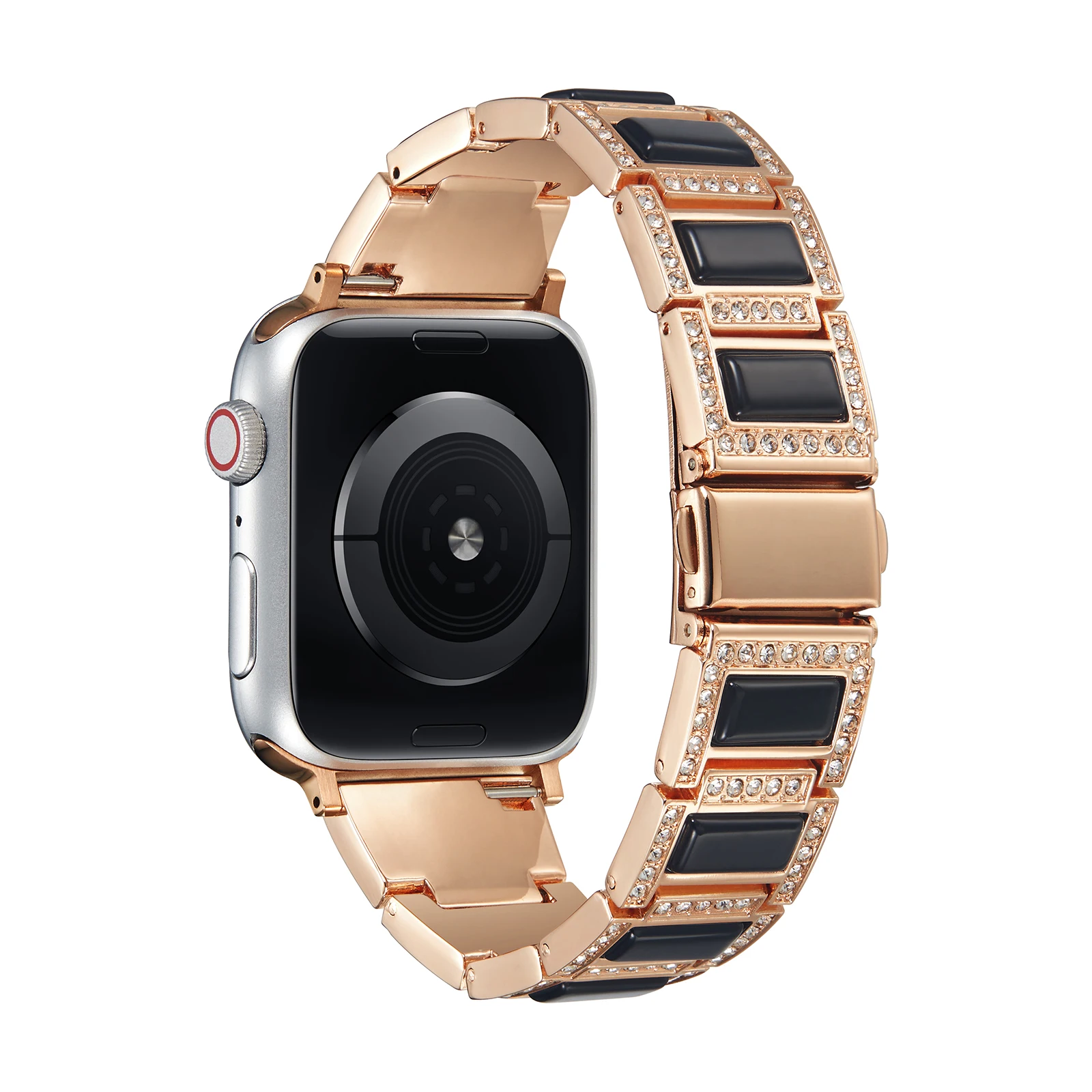 Metal Diamond Watch Band for Apple Watch 6 SE 5 4 Strap 44mm 40mm Luxury Strap for Iwatch 42mm 38mm Stainless Steel Watch Strap
Metal Diamond Watch Band for Apple Watch 6 SE 5 4 Strap 44mm 40mm Luxury Strap for Iwatch 42mm 38mm Stainless Steel Watch Strap