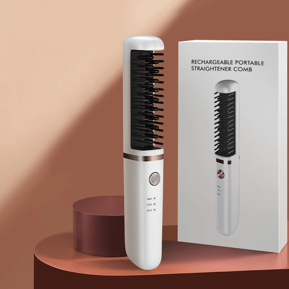 Mini USB Charging Straight Hair Comb Travel Straight Curls Wireless For Combing Frizzy Hair and Beard Hair Straightener
Mini USB Charging Straight Hair Comb Travel Straight Curls Wireless For Combing Frizzy Hair and Beard Hair Straightener
