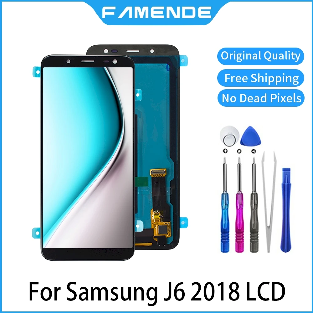 ЖК-дисплей OLED для Samsung Galaxy J6 2018 J600F J600, ЖК-дисплей OLED, сенсорный экран в сборе, запасные части
ЖК-дисплей OLED для Samsung Galaxy J6 2018 J600F J600, ЖК-дисплей OLED, сенсорный экран в сборе, запасные части