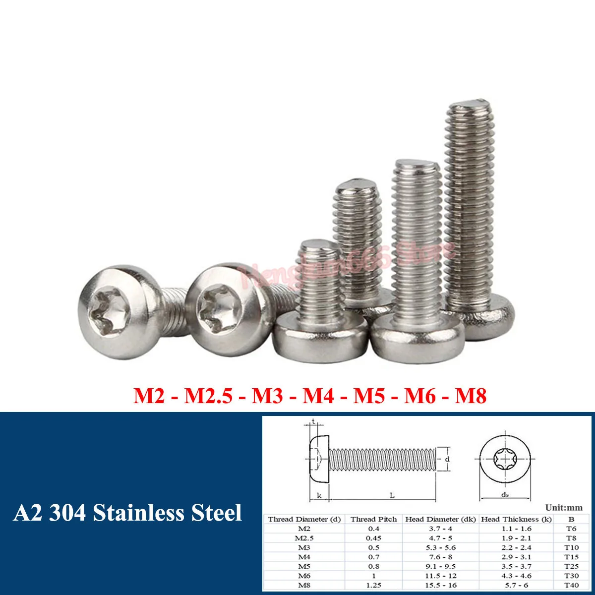 M2 M2.5 M3 M4 M5 M6 M8 Button Head Six Lobe Torx Security Machine Screws 304 Stainless Steel Tamper Proof Anti-theft Screw Bolts
M2 M2.5 M3 M4 M5 M6 M8 Button Head Six Lobe Torx Security Machine Screws 304 Stainless Steel Tamper Proof Anti-theft Screw Bolts