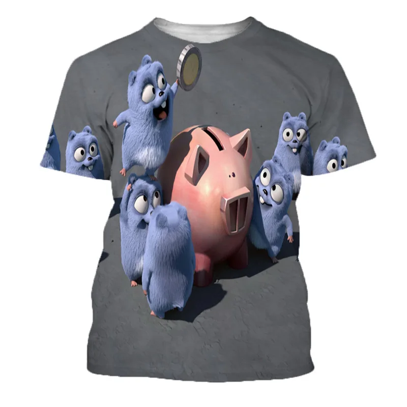 Bear and Mouse Family 3D Printing Children's Summer T-Shirt Boys and Girls Tops Casual Round Neck Street Short Sleeves 4-14T
Bear and Mouse Family 3D Printing Children's Summer T-Shirt Boys and Girls Tops Casual Round Neck Street Short Sleeves 4-14T