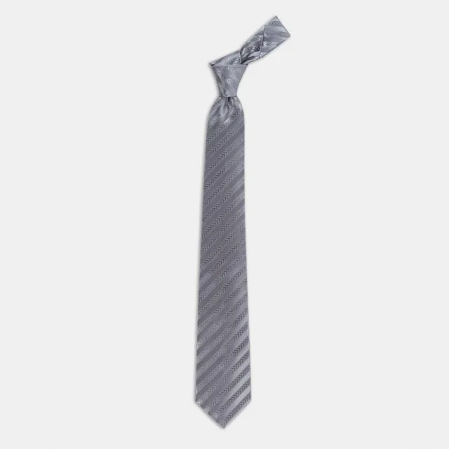 Gray Stripe Silk Tie 67828340 
Gray Stripe Silk Tie 67828340