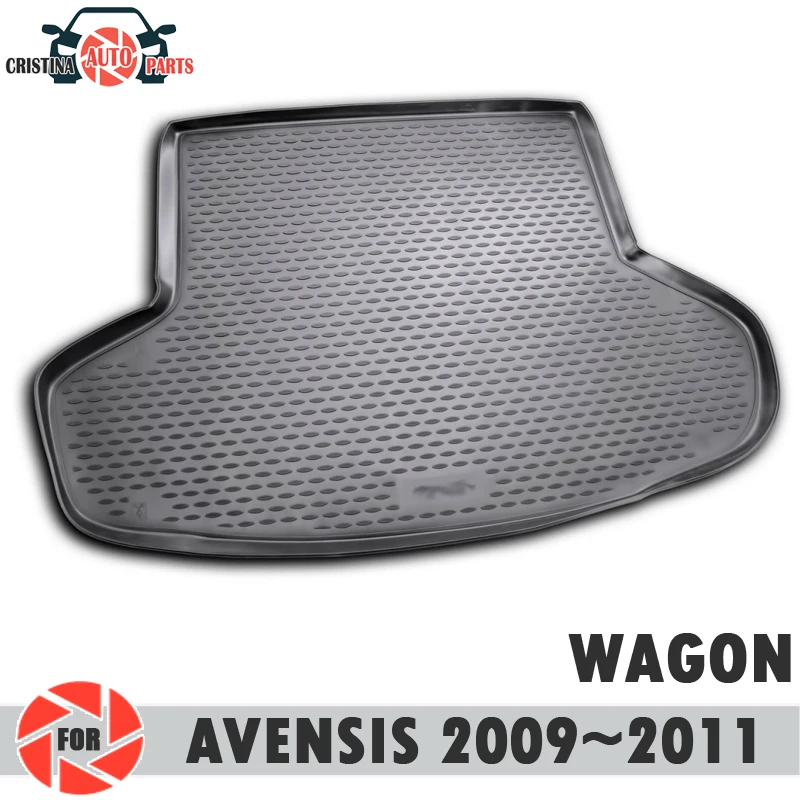 Коврик для багажника Toyota Avensis 2009 ~ 2011 напольные коврики противоскользящие