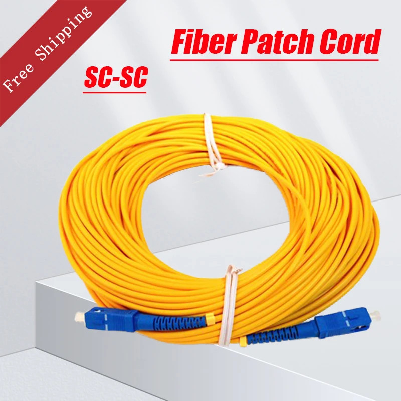 30 Meters SC-SC SM SX30M 9/125um SC/UPC Fiber Optic Patch Cord Optical Fiber Jumper Cable
30 Meters SC-SC SM SX30M 9/125um SC/UPC Fiber Optic Patch Cord Optical Fiber Jumper Cable