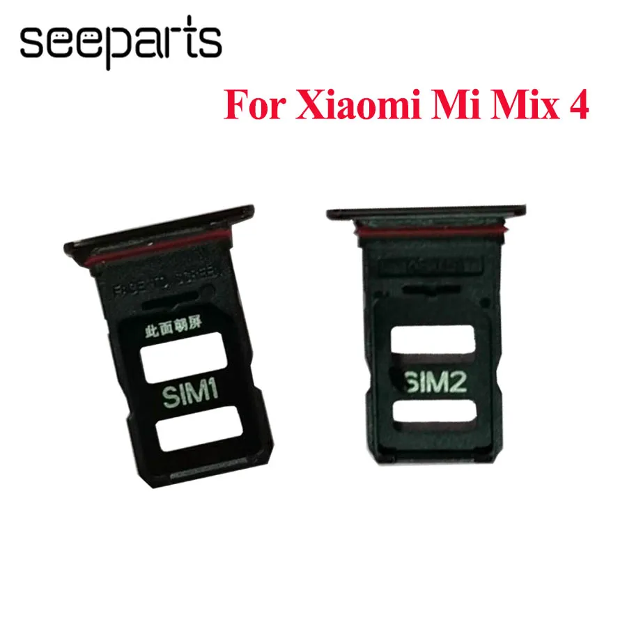 

Sim Tray Holder For Xiaomi Mi Mix 4 Card Tray Slot Holder Adapter Socket Repair Parts For Xiaomi Mi Mix4 Sim Tray Holder