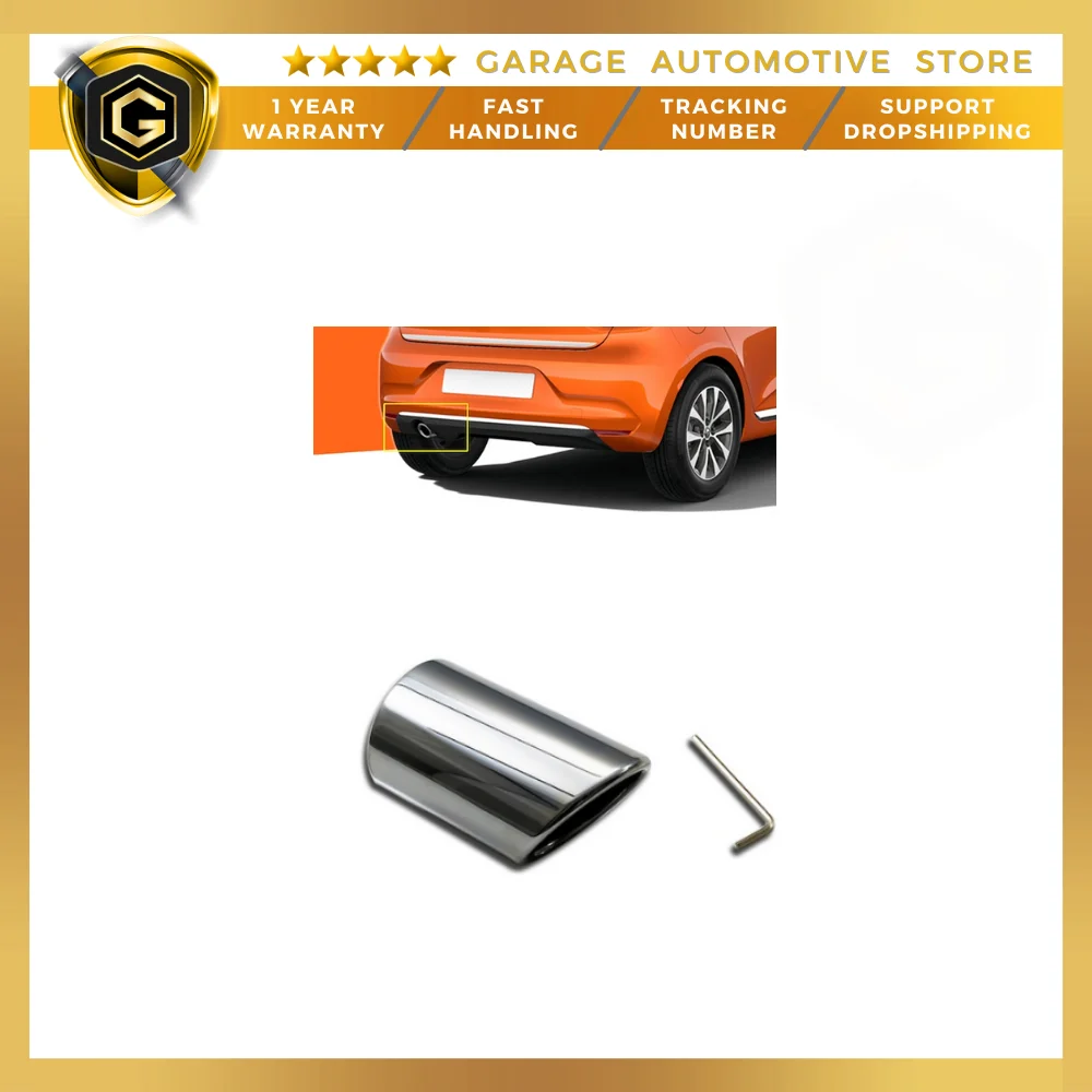 For Renault Clio 5 Stainless Steel Chrome Exhaust Tip Screw 2019 2020 2021 2022 ISO9001 / 2008 A + Quality design Car Accessory
For Renault Clio 5 Stainless Steel Chrome Exhaust Tip Screw 2019 2020 2021 2022 ISO9001 / 2008 A + Quality design Car Accessory
