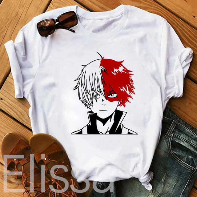 Shoto Todoroki My Hero Academia Women T-Shirts Casual Harajuku Print Tops Tees Summer T Shirt Japan Anime T Shirt Women Clothing
Shoto Todoroki My Hero Academia Women T-Shirts Casual Harajuku Print Tops Tees Summer T Shirt Japan Anime T Shirt Women Clothing