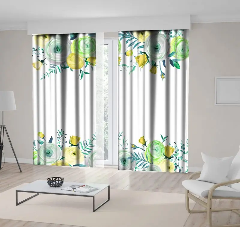 Curtain Flowers Spring and Summer Blooms Floral Frame Romantic Celebration Decorative Art Green Yellow White
Curtain Flowers Spring and Summer Blooms Floral Frame Romantic Celebration Decorative Art Green Yellow White