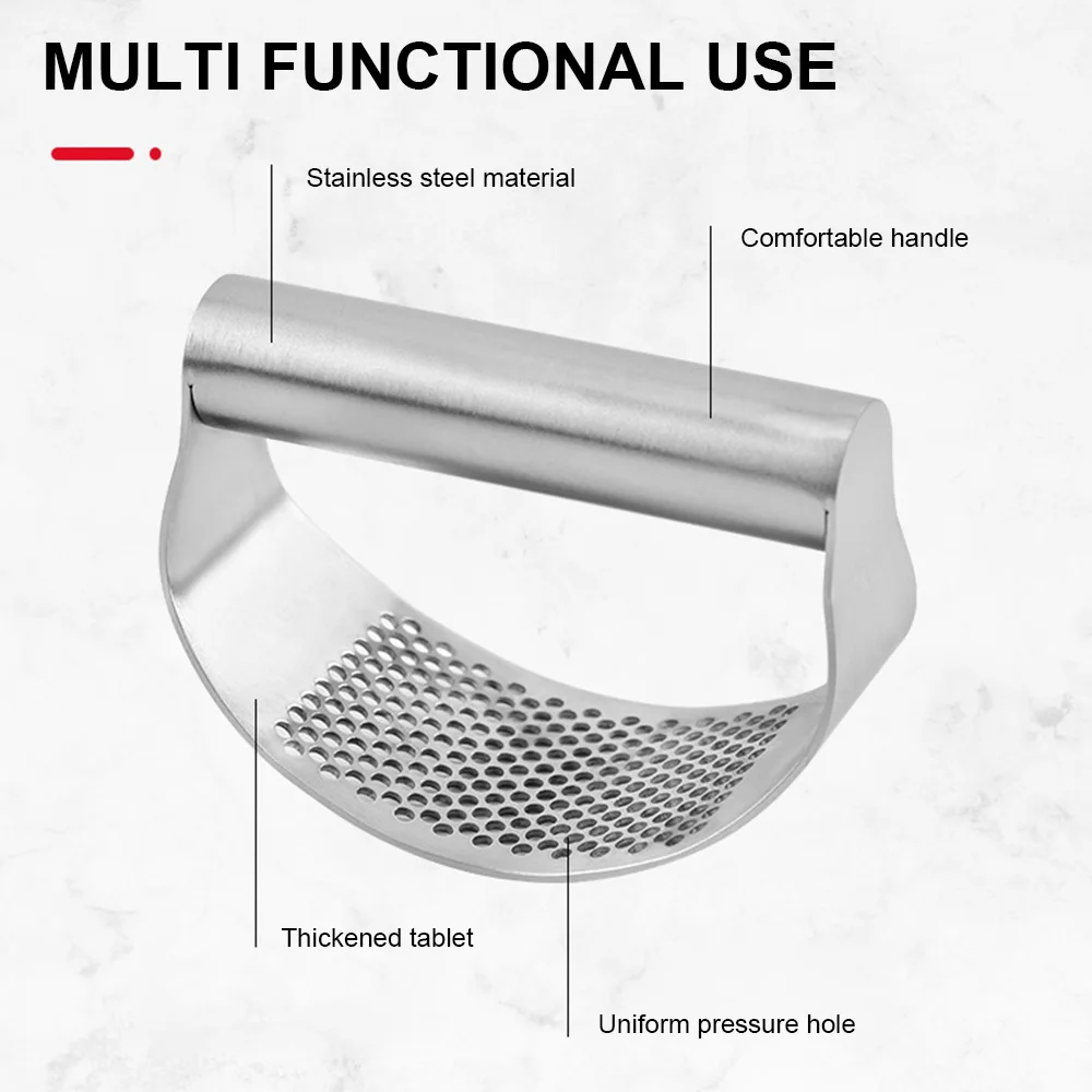 1pc multifunctional high quality garlic press masher nutcracker household kitchen masher bottle opener handheld tool durable 
1pc multifunctional high quality garlic press masher nutcracker household kitchen masher bottle opener handheld tool durable