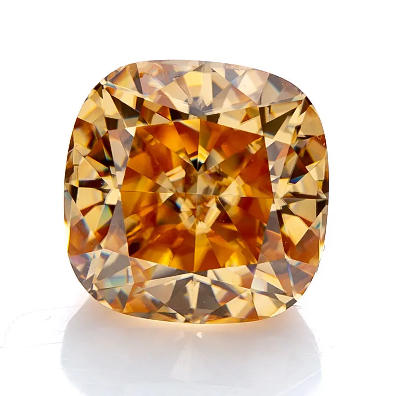 5X5-11X11mm Champagne Crushed Ice Cushion EXcellent Cut Moissanite Factory Since 2007 Supplier Pass Moissanite Tester
5X5-11X11mm Champagne Crushed Ice Cushion EXcellent Cut Moissanite Factory Since 2007 Supplier Pass Moissanite Tester