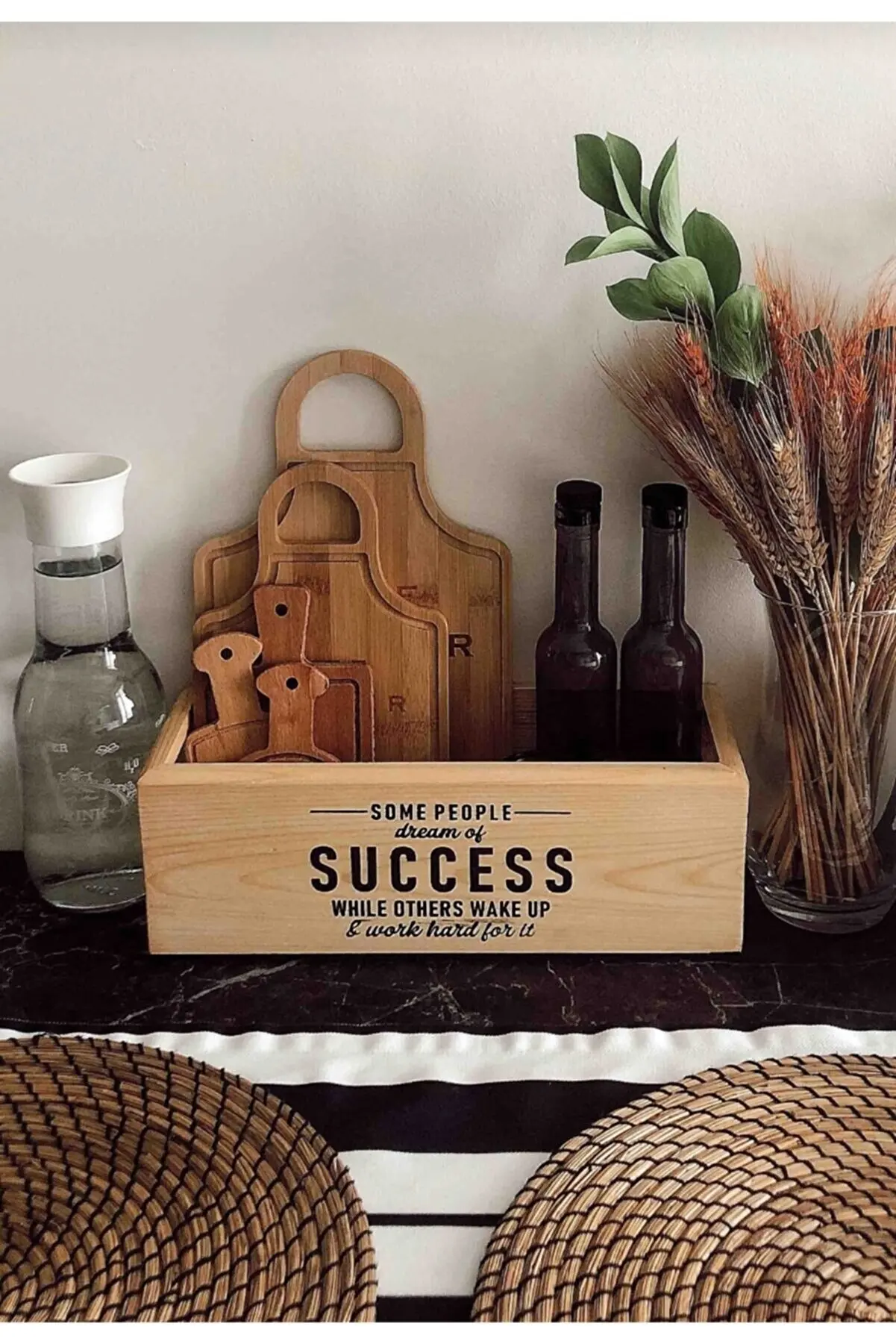Wooden Kitchen Storage Box Decorative Container Case Stylish Design Natural Healthy Oil Bottle Spice Holder Printed Model With
Wooden Kitchen Storage Box Decorative Container Case Stylish Design Natural Healthy Oil Bottle Spice Holder Printed Model With