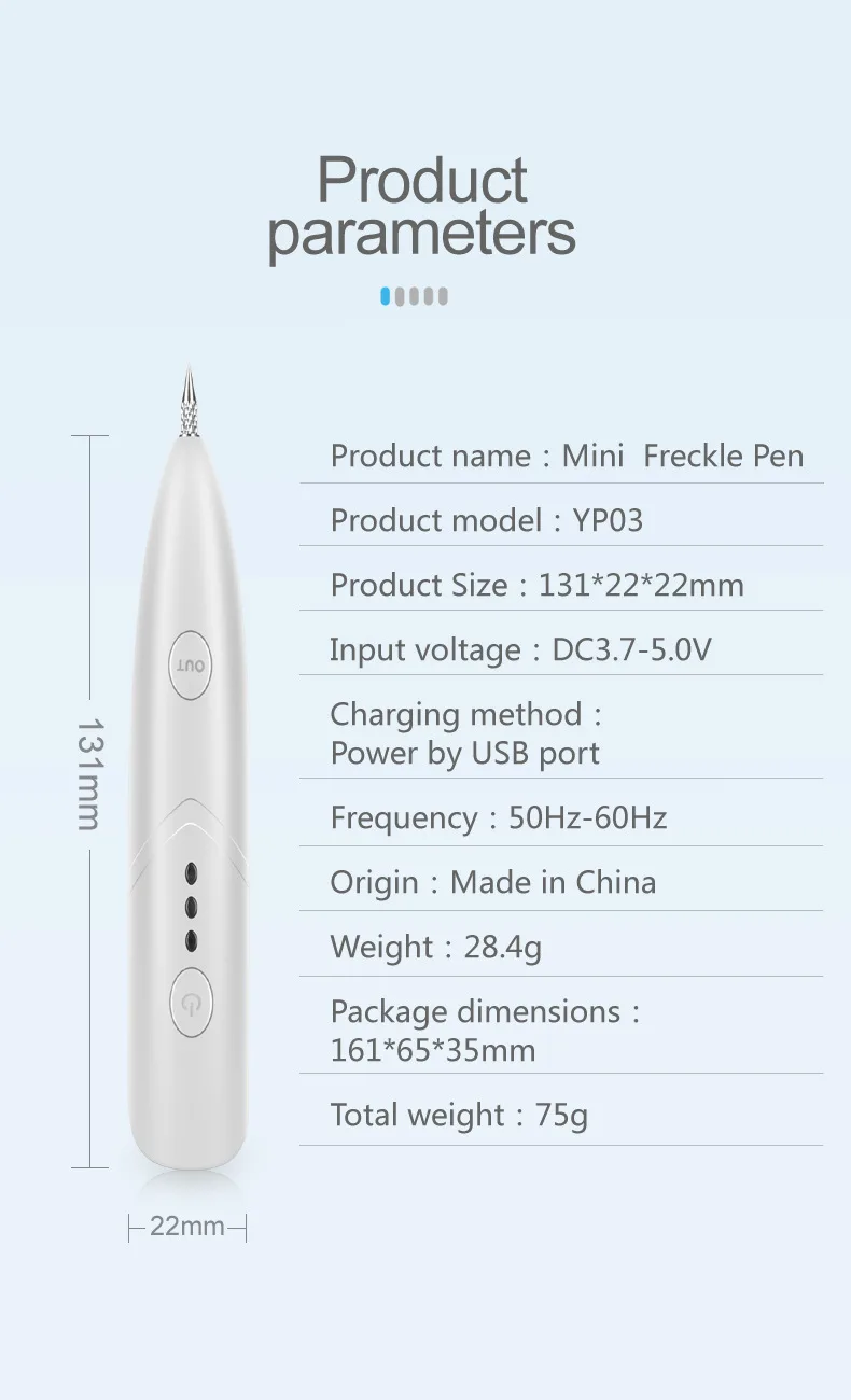 Mini Freckle Pen Mole Pointing Pen Spotting Pen Ion Carbonization Painless Household Mole Removal Portable Beauty Apparatus
Mini Freckle Pen Mole Pointing Pen Spotting Pen Ion Carbonization Painless Household Mole Removal Portable Beauty Apparatus