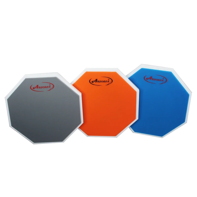 Arborea 12inch drum practice pad 4colors available Red Orange Blue Grey Without Stand 
Arborea 12inch drum practice pad 4colors available Red Orange Blue Grey Without Stand