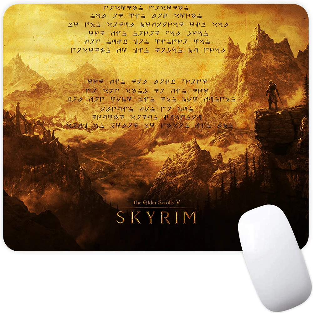 Skyrim Small Gaming Mouse Pad Computer Mousepad PC Gamer Mouse Mat Laptop Mausepad Silicone Mouse Carpet Keyboard Mat Desk Pad
Skyrim Small Gaming Mouse Pad Computer Mousepad PC Gamer Mouse Mat Laptop Mausepad Silicone Mouse Carpet Keyboard Mat Desk Pad