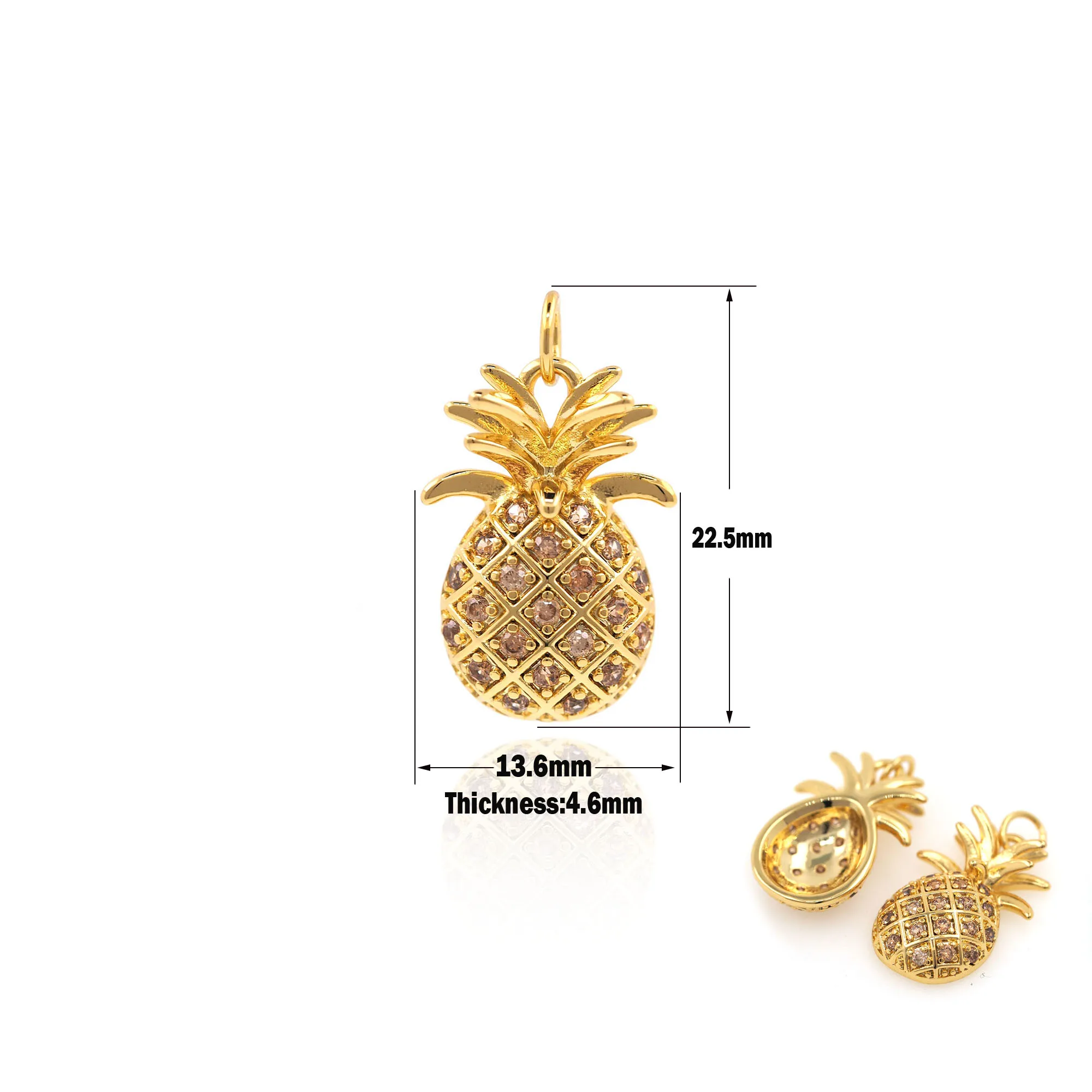 Enamel Pineapple Charm Earring Pendant Necklace Making Cute Fruit Charm Handmade DIY Jewelry Accessories Fruit Charm
Enamel Pineapple Charm Earring Pendant Necklace Making Cute Fruit Charm Handmade DIY Jewelry Accessories Fruit Charm