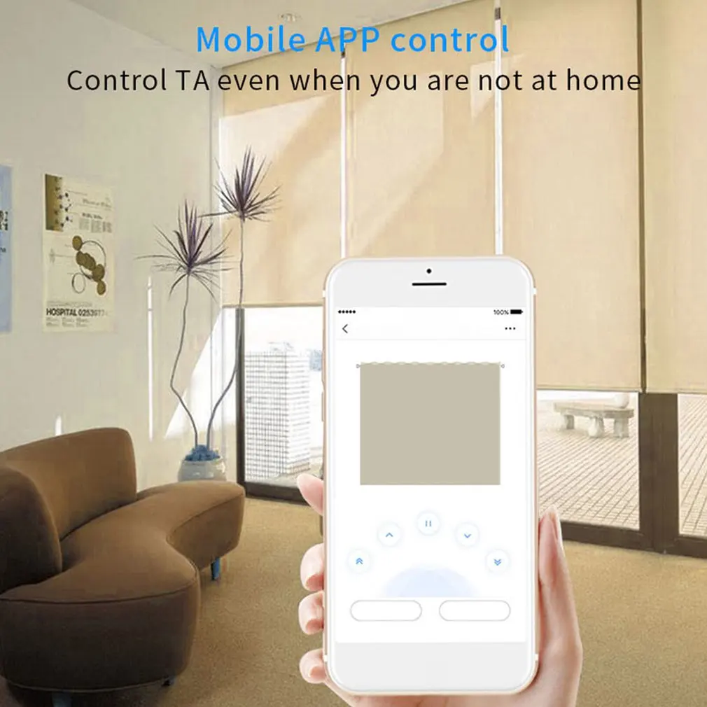 WiFi Blind Driver Rollerball Awning Blind Motor Timing Setting APP Control Voice Control Battery Not Included
WiFi Blind Driver Rollerball Awning Blind Motor Timing Setting APP Control Voice Control Battery Not Included