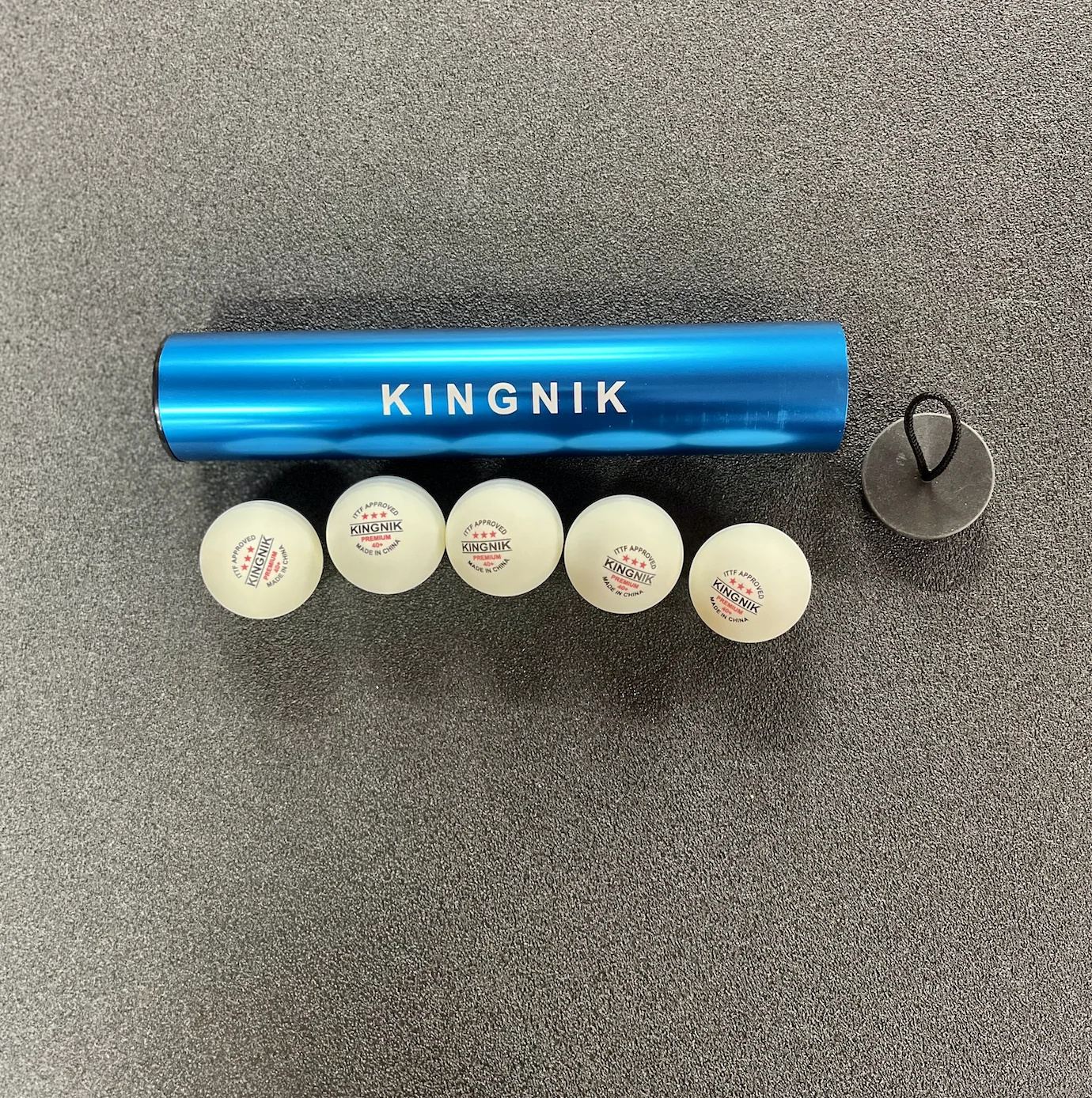Алюминиевый роллер для мячей KINGNIK и 5 Kingnik 3* (синий) |