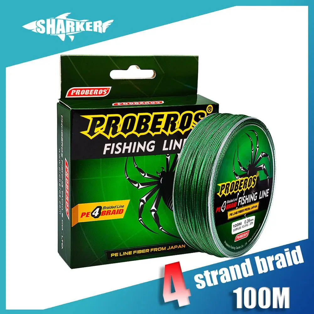 

4 Strands PE Multifilament Braided Fishing Line 100m 0.1mm-0.6mm 6-100lb Saltwater Carp Floating Fly Fishing Line Braided Wire