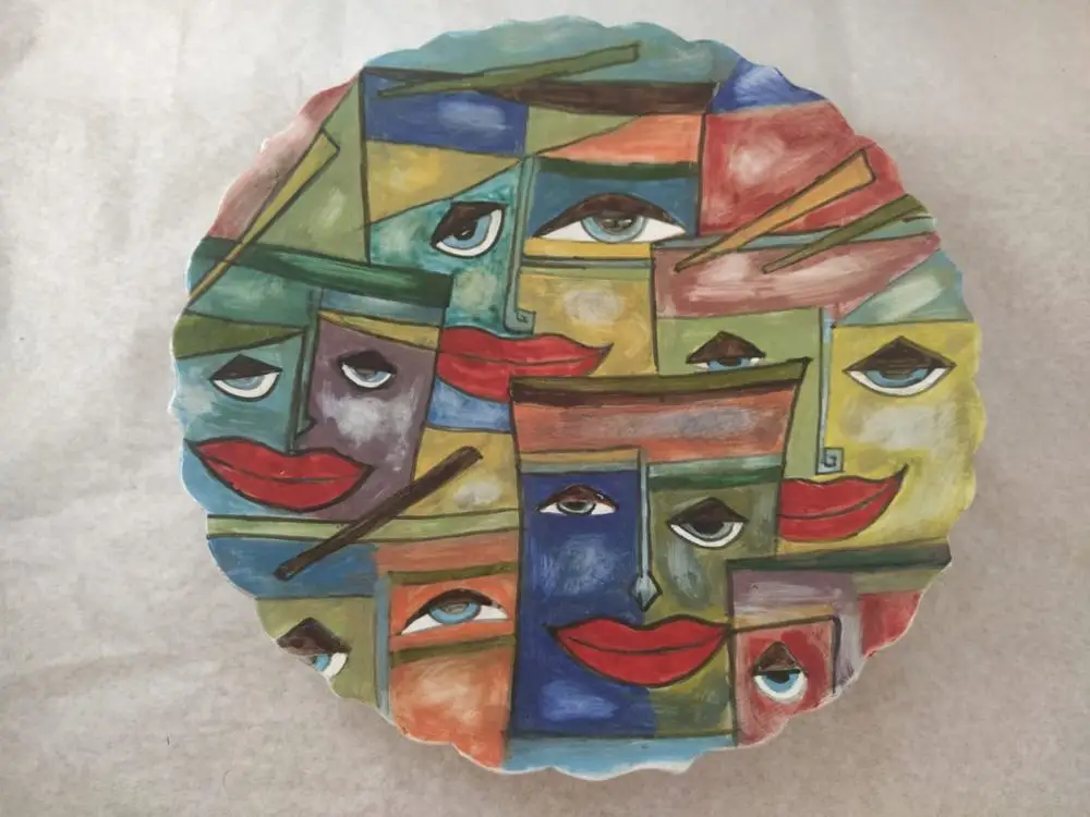 Finecraft Handmade 100% Original and Original Design Ceramic, Tile Decorative Plate Es-630
Finecraft Handmade 100% Original and Original Design Ceramic, Tile Decorative Plate Es-630