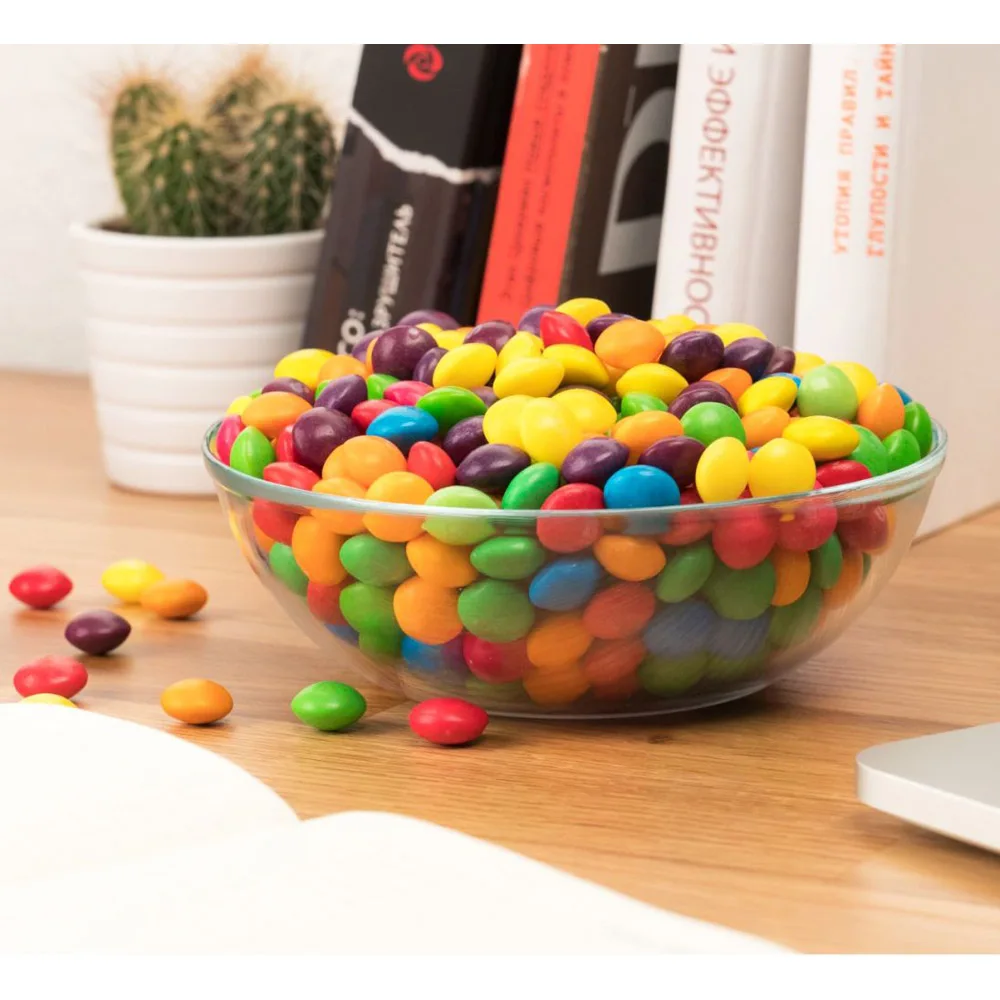 Skittles жевательные конфеты в глазури 2в1 100 гр | Продукты