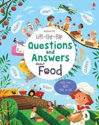 

Поднимите вопросы и ответы на вопросы о еде, всплывающие книги для раннего обучения