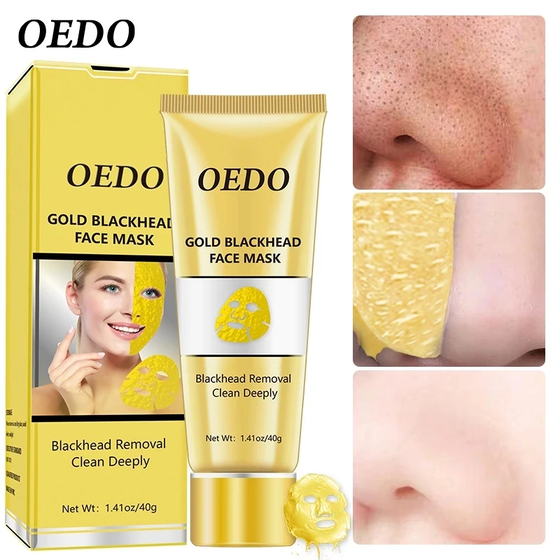 OEDO Gold Remove Blackhead Mask Shrink Pore Improve Rough Skin Acne Shills Blackhead Remover Mask Facial Moisturizing Cream 
OEDO Gold Remove Blackhead Mask Shrink Pore Improve Rough Skin Acne Shills Blackhead Remover Mask Facial Moisturizing Cream