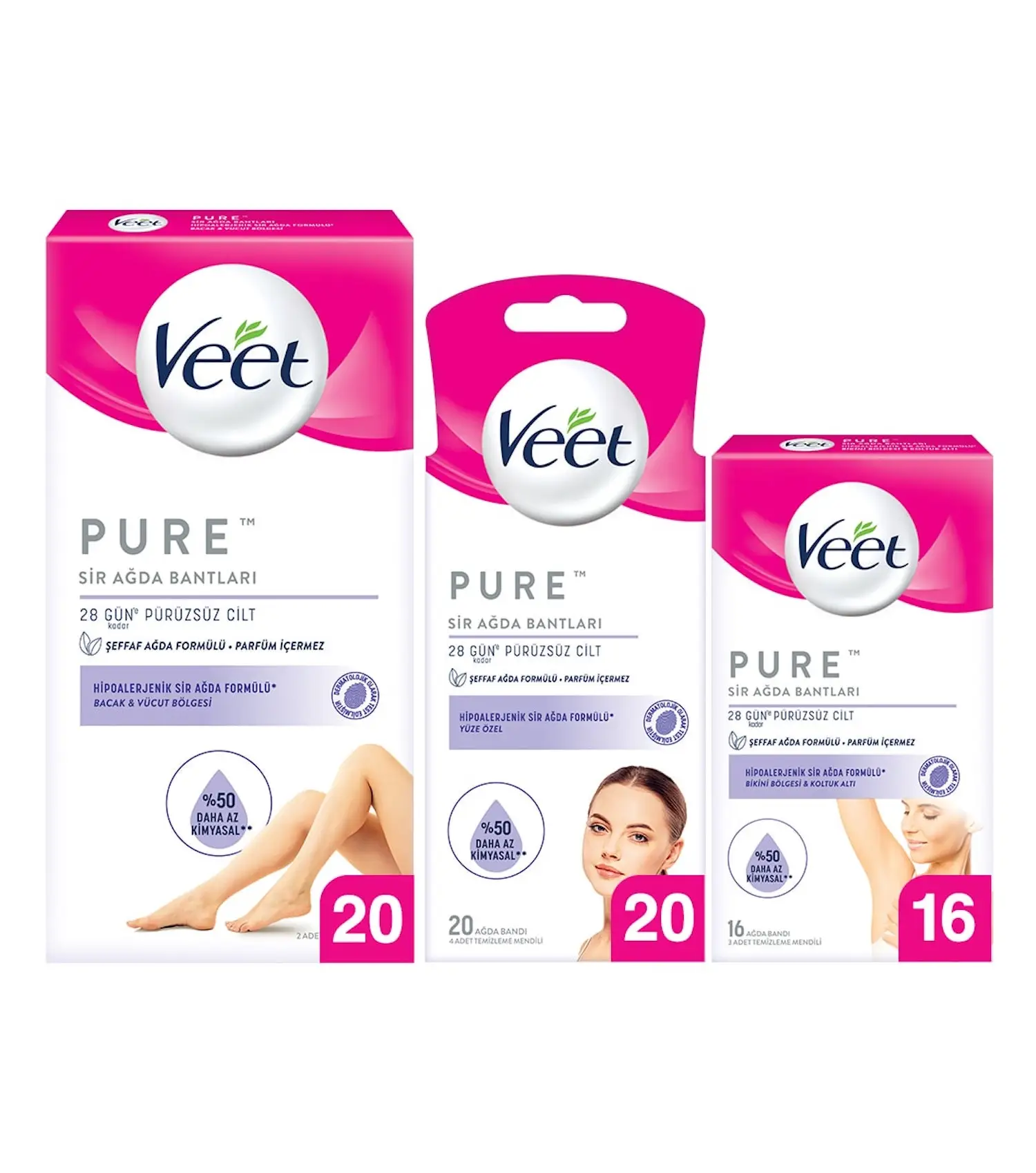 Veet Hair Removal Tape Band Hypoallergenic 20 Piece Leg and Body + 20 Piece Face + 16 Piece Bikini Line And Arm Pit
Veet Hair Removal Tape Band Hypoallergenic 20 Piece Leg and Body + 20 Piece Face + 16 Piece Bikini Line And Arm Pit