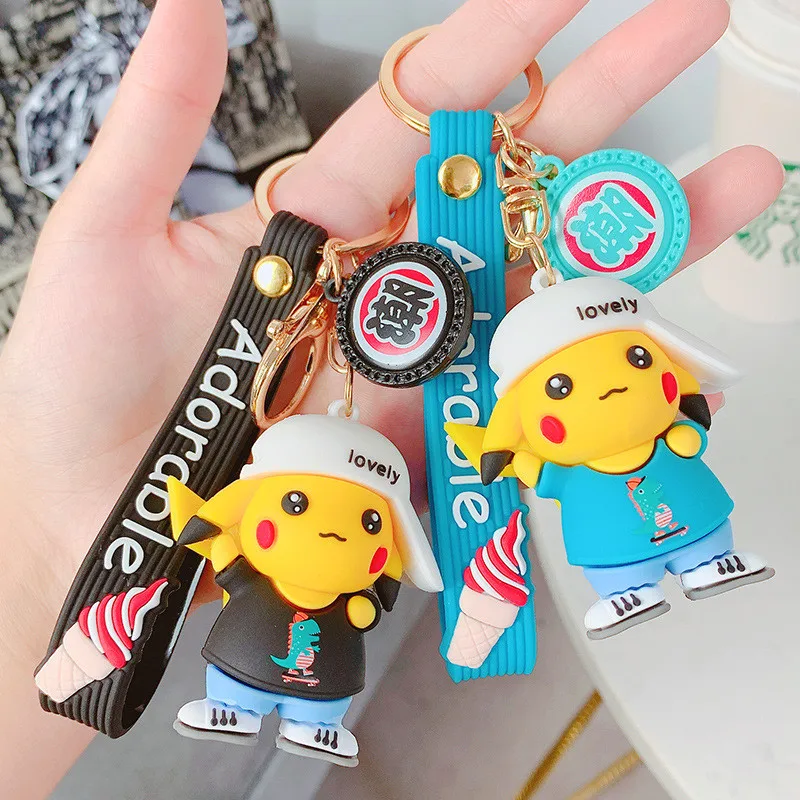 1PCS POKEMON Pikachu Anime Cartoon Baseball Cap Pikachu Silicone Keychain Gifts Cute Pendant
1PCS POKEMON Pikachu Anime Cartoon Baseball Cap Pikachu Silicone Keychain Gifts Cute Pendant