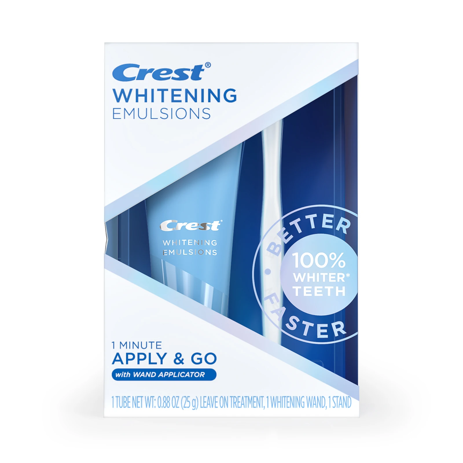 Crest Whitening Emulsions Leave-on Teeth Whitening Treatment with Applicator and Stand Gift Set - 0.88oz
Crest Whitening Emulsions Leave-on Teeth Whitening Treatment with Applicator and Stand Gift Set - 0.88oz
