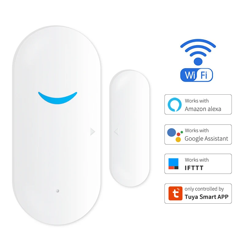 Tuya Smart WiFi Door Sensor Door Open / Closed Detectors WiFi Home Alarm Window Sensor Work With Alexa Google Home Tuya APP
Tuya Smart WiFi Door Sensor Door Open / Closed Detectors WiFi Home Alarm Window Sensor Work With Alexa Google Home Tuya APP