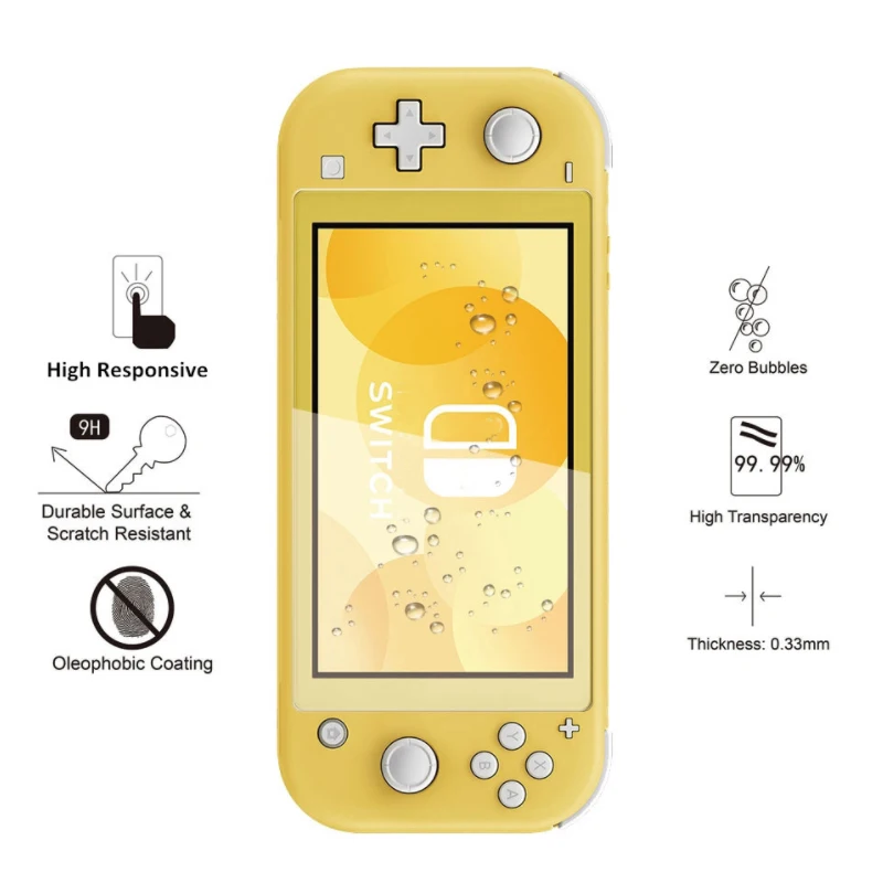 Прозрачная закаленная пленка HD, полноэкранное покрытие, стекло против отпечатков пальцев, защита глаз от сисветильник для Nintendo switch lite
Прозрачная закаленная пленка HD, полноэкранное покрытие, стекло против отпечатков пальцев, защита глаз от сисветильник для Nintendo switch lite