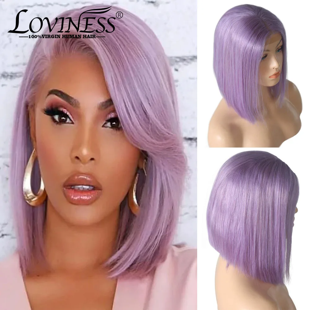 Pruple Short Bob Wigs Straight 13x1 Lace Front Human Hair Wigs Virgin Remy Free Part Brazilian Hair Wigs Women Lace Frontal Wigs
Pruple Short Bob Wigs Straight 13x1 Lace Front Human Hair Wigs Virgin Remy Free Part Brazilian Hair Wigs Women Lace Frontal Wigs