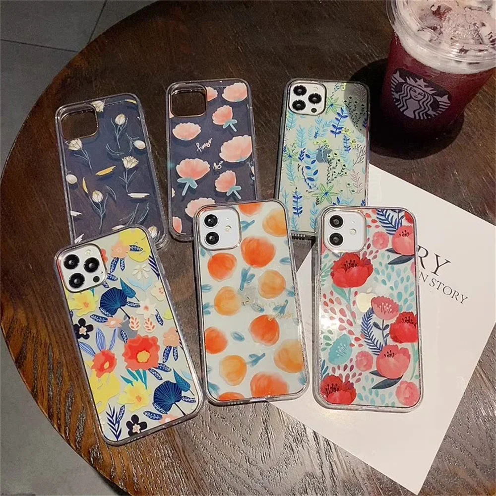 Cute Cartoon Flower Clear Phone Case For iPhone 13 Pro Max 12 11 X XS XR 7 8 Plus Couple Transparent Soft Shockproof Cover
Cute Cartoon Flower Clear Phone Case For iPhone 13 Pro Max 12 11 X XS XR 7 8 Plus Couple Transparent Soft Shockproof Cover