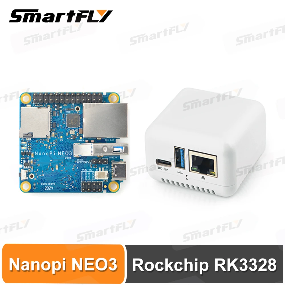 

FriendlyElec Nanopi NEO3 Mini Development Board(SBC) RK3328 Gigabit Ethernet port 1GB/2GB DDR4 RAM OpenWrt/Ubuntu Nanopi NEO2
