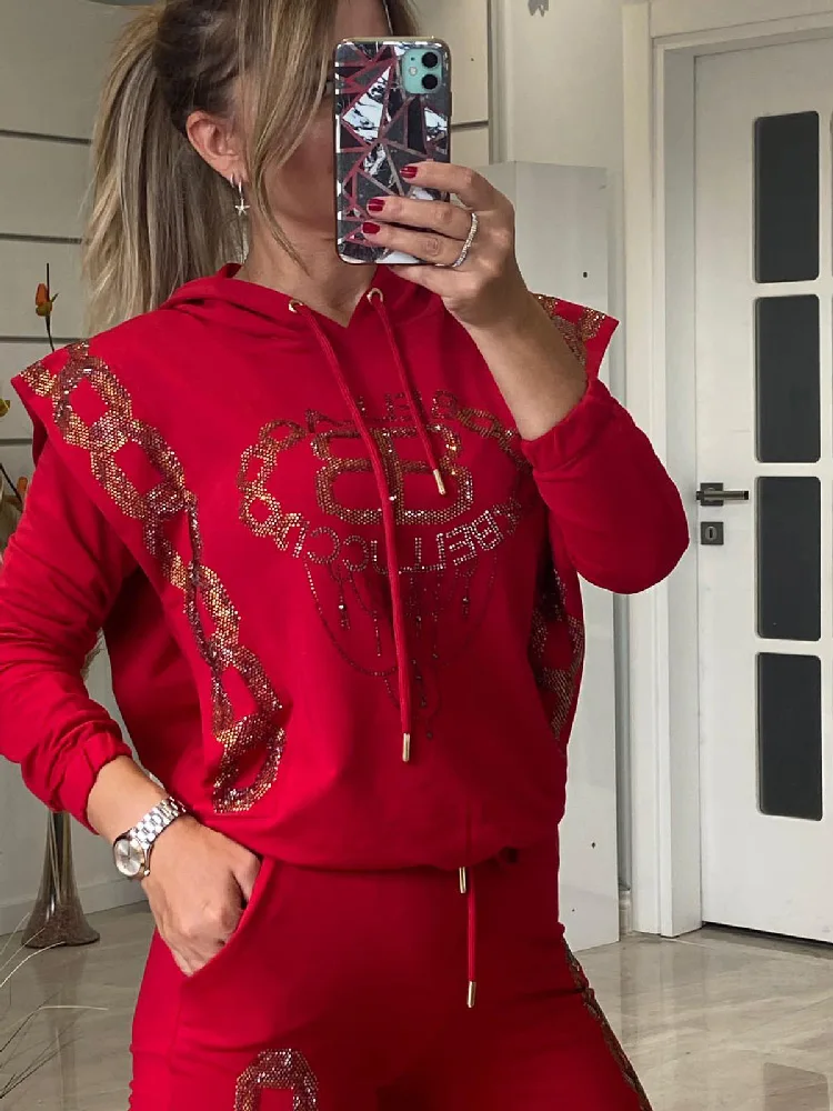 2021 Autumn Tracksuit Women 2 Piece Set Print Hoodies pants Sportwear Women's Sports Suit Sweatshirt Set Female Winter Clothes
2021 Autumn Tracksuit Women 2 Piece Set Print Hoodies pants Sportwear Women's Sports Suit Sweatshirt Set Female Winter Clothes