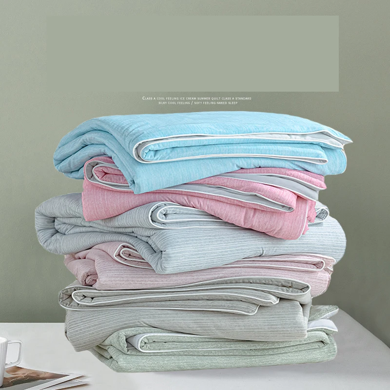 Summer Cool Blanket Thin Comforter Quilt King Solid Color Bedspread Luxury Bed Throw Blanket 200x230cm Home Decor for Kids Adult
Summer Cool Blanket Thin Comforter Quilt King Solid Color Bedspread Luxury Bed Throw Blanket 200x230cm Home Decor for Kids Adult