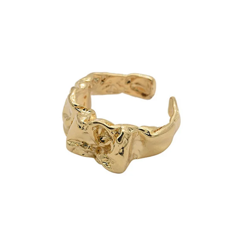2021 fashion personality exquisite retro gold and silver open pleated ring adjustable personality jewelry
2021 fashion personality exquisite retro gold and silver open pleated ring adjustable personality jewelry