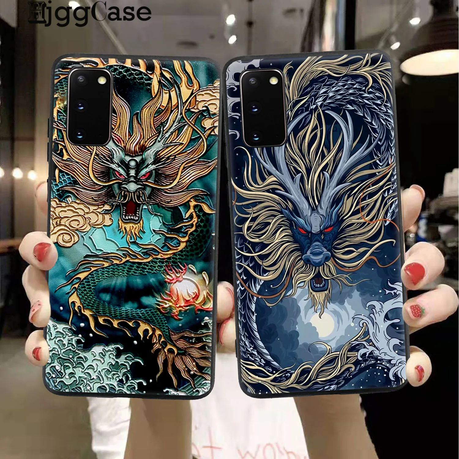 Crane and Koi Chinese style Black Dragon Phone Case For Samsung S21 S8 S9 S10 S20 Plus FE Note 10 20 Ultra Lite TPU Back Cover
Crane and Koi Chinese style Black Dragon Phone Case For Samsung S21 S8 S9 S10 S20 Plus FE Note 10 20 Ultra Lite TPU Back Cover