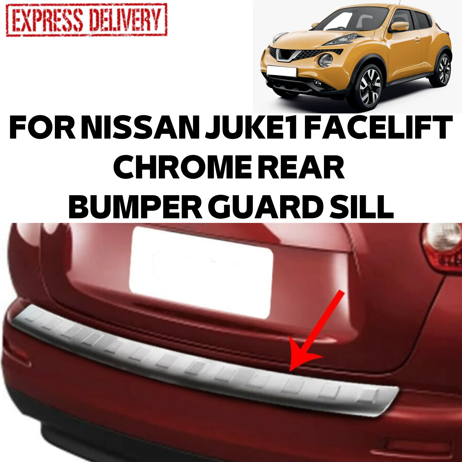 Хромированная защитная накладка на задний бампер для NISSAN JUKE 1 2014-2020, протектор порога багажа, пластина из нержавеющей стали, автомобильные а...
Хромированная защитная накладка на задний бампер для NISSAN JUKE 1 2014-2020, протектор порога багажа, пластина из нержавеющей стали, автомобильные а...