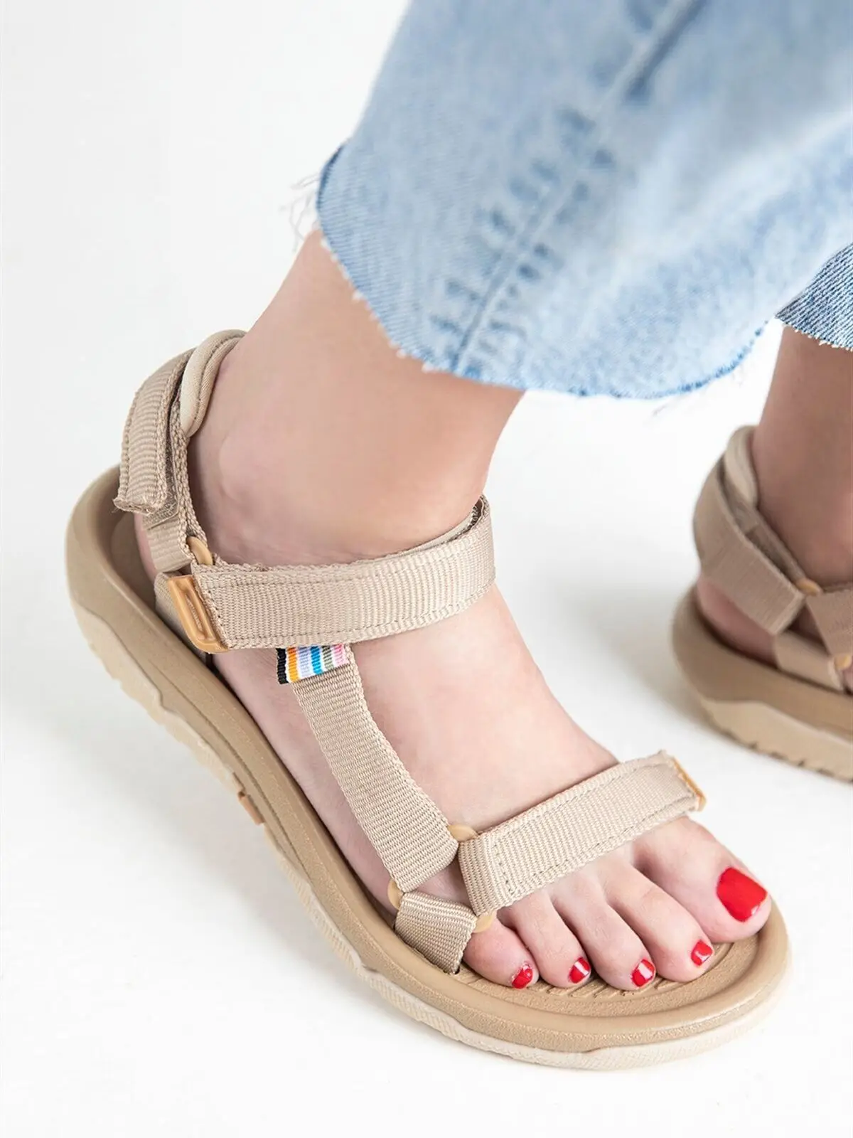 

Women's sandals Summmer Casual Ladies Shoes 2022 Slides Suede Cute Flip Flops Wedge Beach Fashion Holiday Basic Home From Turkey