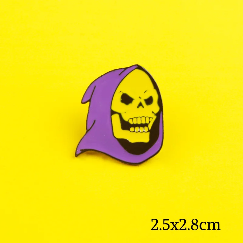 Punk/Skeleton Metal Badge Skull Clothes Lapel Pin Icon On Clothes Anime Jewelry Gift Metal Pins For Clothes Brooches Decoration
Punk/Skeleton Metal Badge Skull Clothes Lapel Pin Icon On Clothes Anime Jewelry Gift Metal Pins For Clothes Brooches Decoration