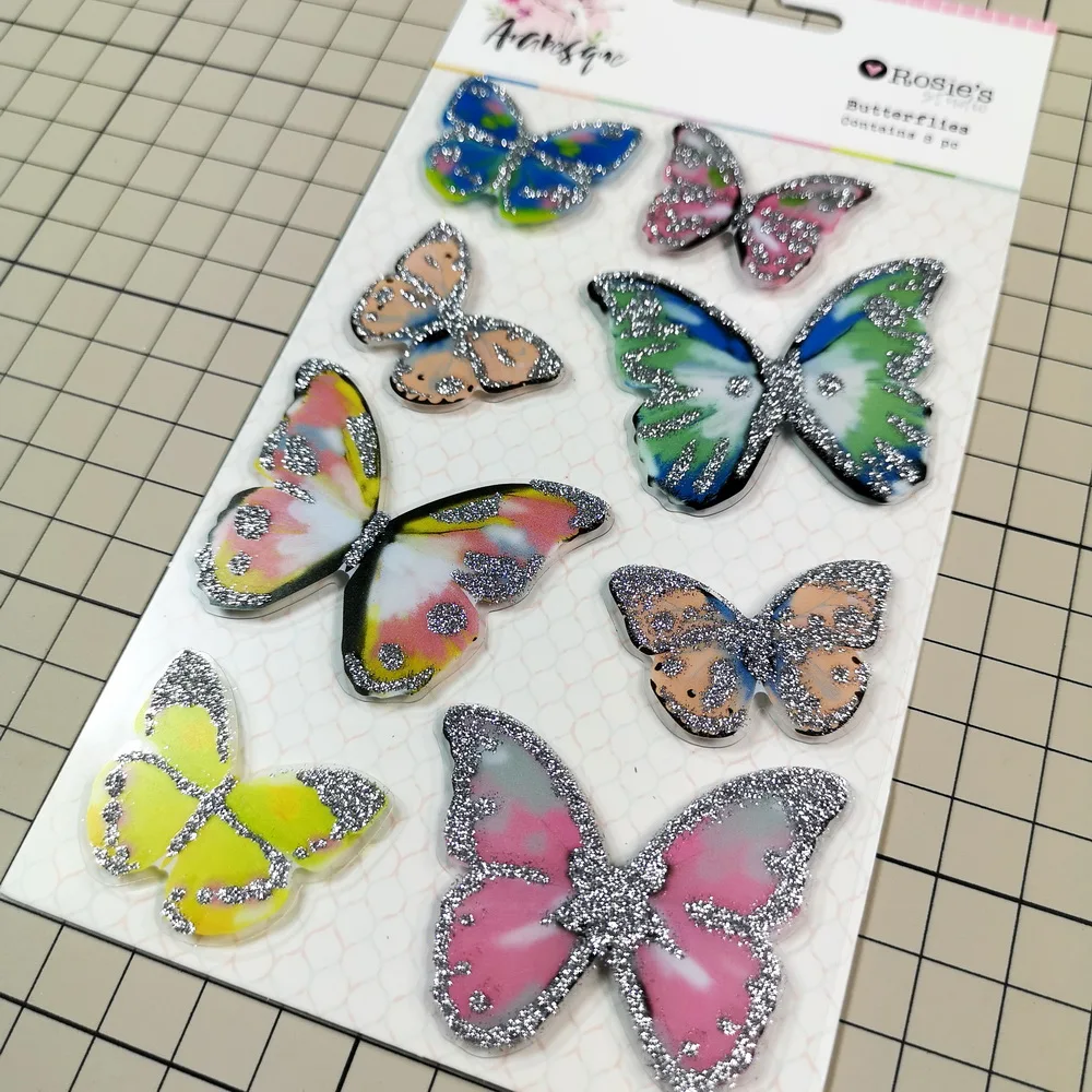 Crzcrafter Plastic Butterflies Sticker Glitter Self Adhesive Scrapbooking Cardmaking Journal Embellishments Decoration
Crzcrafter Plastic Butterflies Sticker Glitter Self Adhesive Scrapbooking Cardmaking Journal Embellishments Decoration