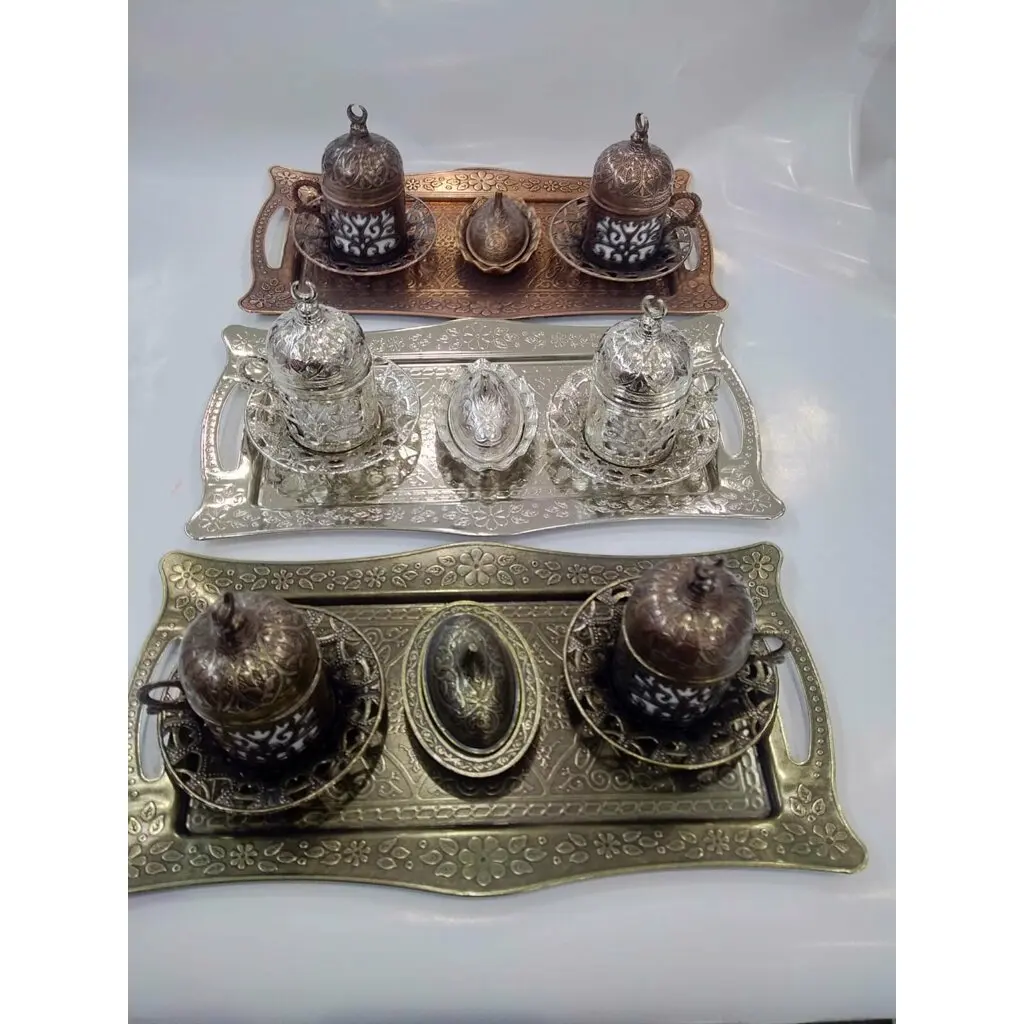 WONDERFUL Ottoman Patterned Gift Set of Six Coffee Cups Cast Iron Coffee Presentation Set with Six Yellow Gilt FREE SHİPPİNG
WONDERFUL Ottoman Patterned Gift Set of Six Coffee Cups Cast Iron Coffee Presentation Set with Six Yellow Gilt FREE SHİPPİNG