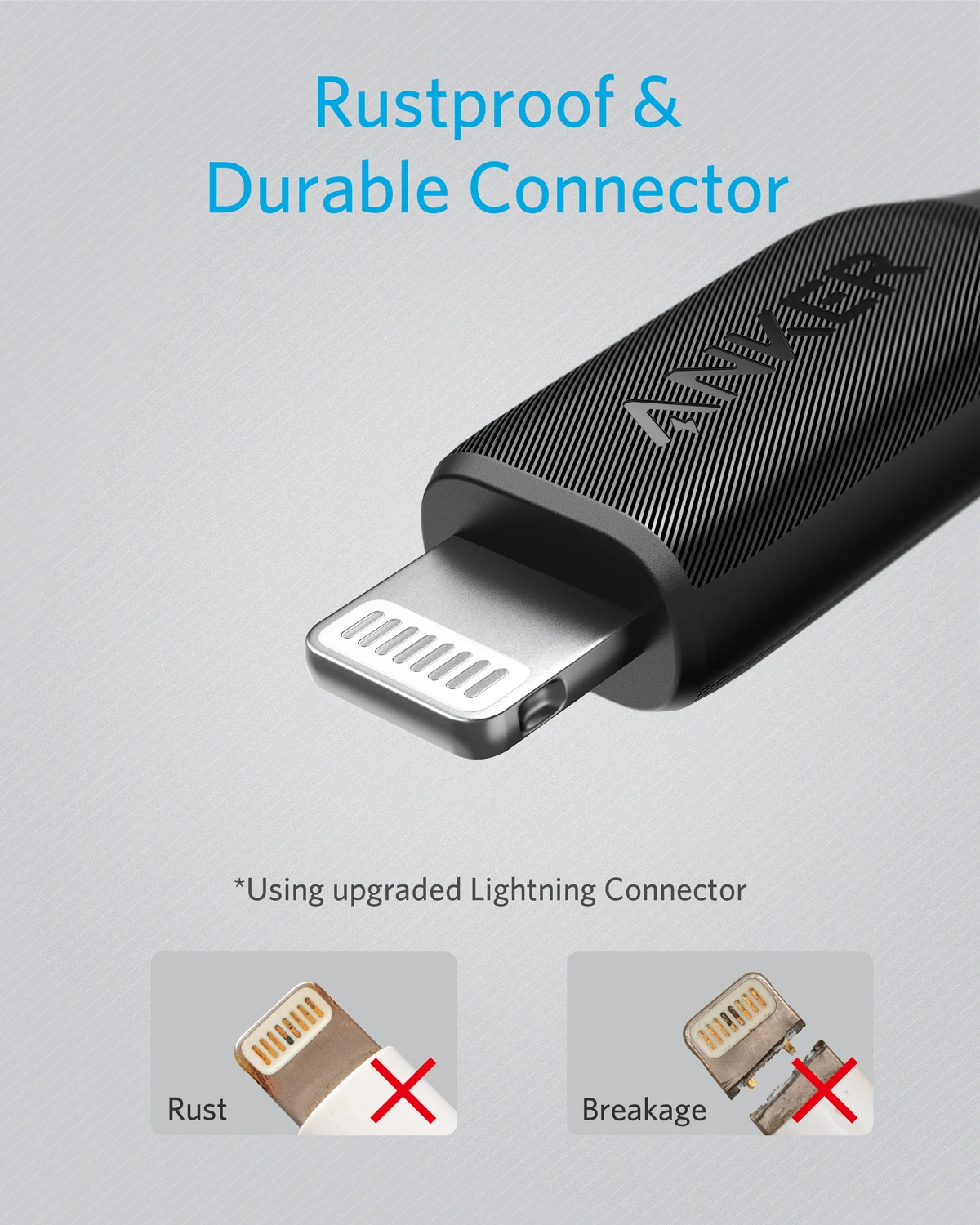Anker Powerline III Lightning Кабель 3 фута MFi Сертифицированный для iPhone 11 X Xr Xs Max 8 Plus