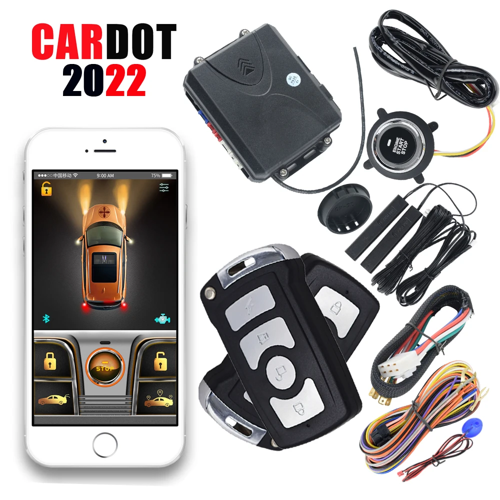 Cardot Smart Phone App Control Pke Remote Engine Start Stop Push Start Keyless Entry Car Alarm System For Brazil Or Russian
Cardot Smart Phone App Control Pke Remote Engine Start Stop Push Start Keyless Entry Car Alarm System For Brazil Or Russian