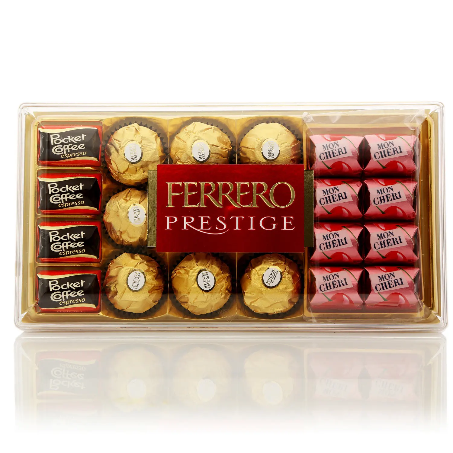 Конфеты ассорти Ferrero Prestige (Pocket Coffe Rocher Mon Cheri) ТМ (Ферреро Роше)|Конфеты карамель