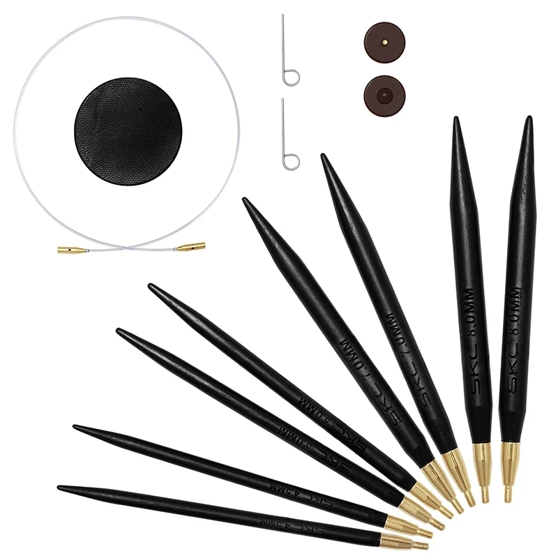 Sandalwood Circular Knitting Needles Sweater Weaving Tools Wool Cotton Yarn Weaving Pins Needlework Tools 3.5mm-8mm Sandalwood
Sandalwood Circular Knitting Needles Sweater Weaving Tools Wool Cotton Yarn Weaving Pins Needlework Tools 3.5mm-8mm Sandalwood