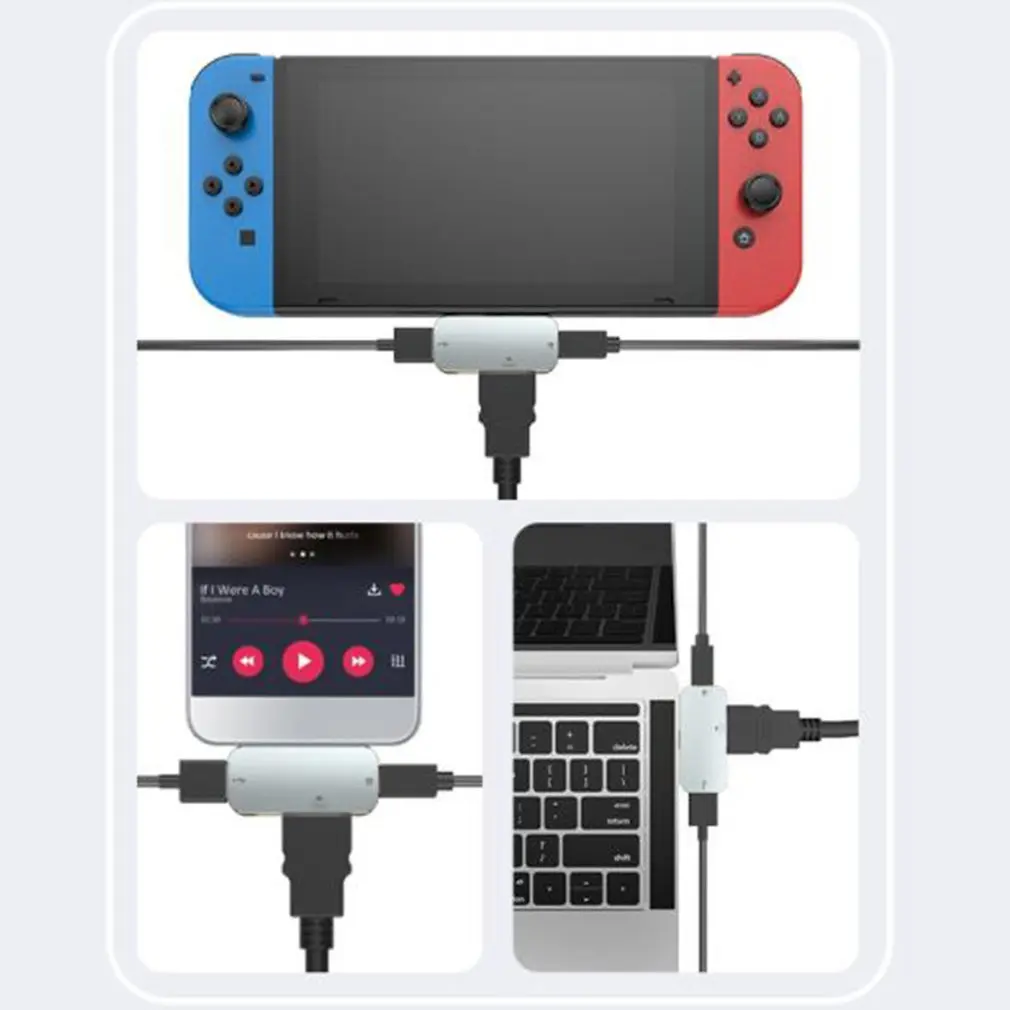 HDMI Type-C видеоконвертер адаптер концентратор док-кабель для Nintendo Switch конвертер |