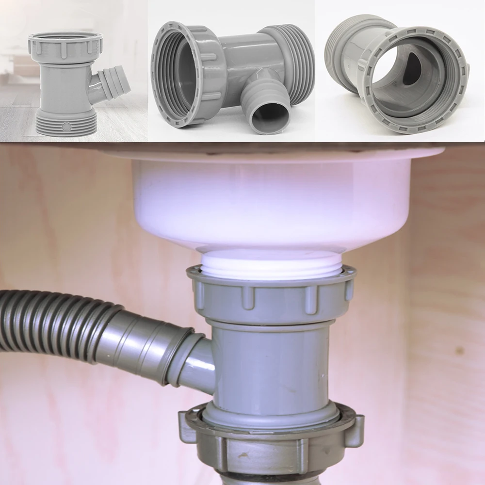 Sink Drain Adapter Y-Shaped Kitchen Basin Sewer Branch Connector Straight Extension Pipe Joint Trap Adapter Pipe Filter Fitting
Sink Drain Adapter Y-Shaped Kitchen Basin Sewer Branch Connector Straight Extension Pipe Joint Trap Adapter Pipe Filter Fitting