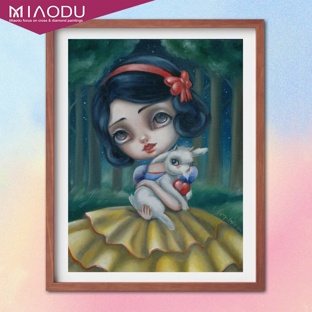 5D Diamond Painting Disney Cartoon Snow White Big Eyes Girl Hug Lamb Cross Stitch Embroidery Mosaic Full Drill Home Decor Gift
5D Diamond Painting Disney Cartoon Snow White Big Eyes Girl Hug Lamb Cross Stitch Embroidery Mosaic Full Drill Home Decor Gift